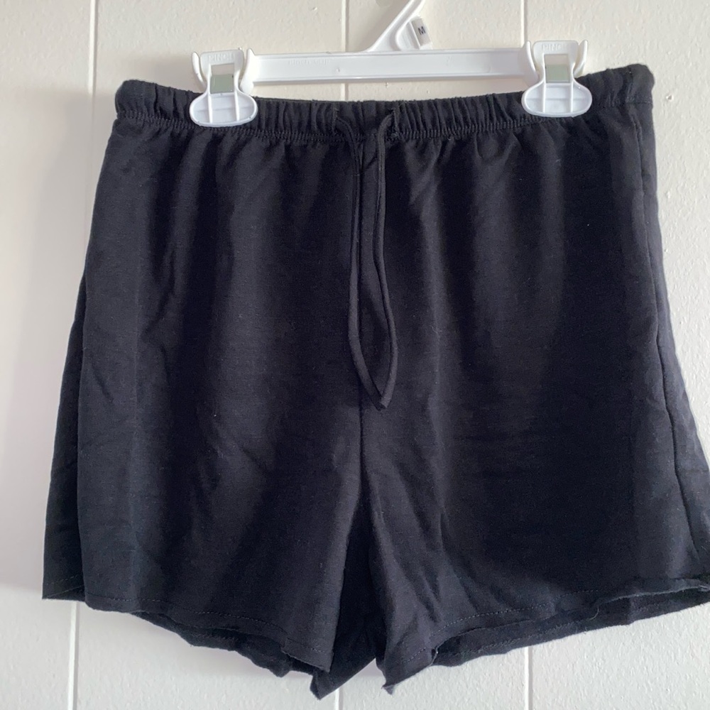 comfy black shorts